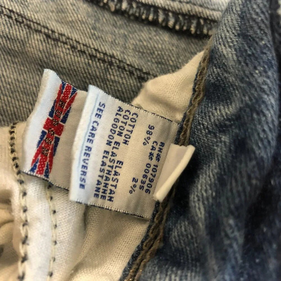 3/$25 ❥ Hudson Size 27 Skinny Mid-Rise Distressed Medium Mid Wash Blue Jeans - Picture 12 of 13